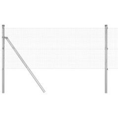 vidaXL Recinzione in Filo Saldato con 7 Pali 0.4x10 m Acciaio Galvanizzato