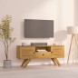 Mobile Porta TV 110x30x50 cm in Legno Massello di Teak Mobile Porta TV 110x30x50 cm in Legno Massello di Teak
