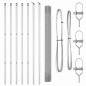 vidaXL Recinzione in Rete Saldata con 7 Pali 1.6x10 m Acciaio Zincato vidaXL Recinzione in Rete Saldata con 7 Pali 1.6x10 m Acciaio Zincato