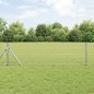 vidaXL Recinzione in filo saldato con 13 pali 0.4x25 m Acciaio galvanizzato