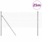 vidaXL Recinzione in Rete Saldato con 13 Pali 0.6x25 m Acciaio Galvanizzato