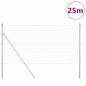 vidaXL Recinzione in Filo Saldato con 13 Post 1.2x25 m Acciaio Galvanizzato vidaXL Recinzione in Filo Saldato con 13 Post 1.2x25 m Acciaio Galvanizzato