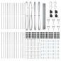 vidaXL Recinzione in Rete Saldato con 13 Post 1.2x50 m Acciaio Galvanizzato