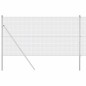 vidaXL Recinzione in Rete Saldata con 13 Pali 1.4x50 m Acciaio Galvanizzato