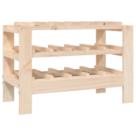 vidaXL Portavini 61,5x30x42 cm in Legno Massello di Pino