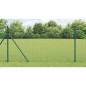 vidaXL Set di Pali da Recinzione Set di 2 Verde Rete metallica 10 x 1 m vidaXL Set di Pali da Recinzione Set di 2 Verde Rete metallica 10 x 1 m