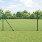 vidaXL Recinzione in Rete Saldato con 13 Pali Verde 1x25 m Acciaio