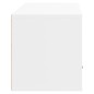 Scarpiera a Parete Bianco 70x35x38 cm Legno Multistrato Scarpiera a Parete Bianco 70x35x38 cm Legno Multistrato