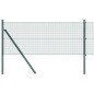 vidaXL Recinzione in Filo Saldato con 13 Pali Verde 0.4x100 m Acciaio