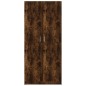 Armadio Rovere Fumo 80x52x180 cm in Legno Multistrato Armadio Rovere Fumo 80x52x180 cm in Legno Multistrato
