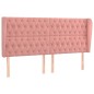 vidaXL Testiera ad Orecchio Rosa 183x23x118/128 cm in Velluto vidaXL Testiera ad Orecchio Rosa 183x23x118/128 cm in Velluto
