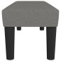 vidaXL Panca Grigio Scuro 100x30x30 cm in Tessuto vidaXL Panca Grigio Scuro 100x30x30 cm in Tessuto