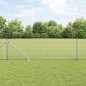vidaXL Recinzione in Rete Saldato con 13 Posti Spike 0.8x10 m Acciaio Zincato