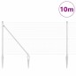 vidaXL Set Pali Recinzione 10 x 1 m Set di 2 Acciaio Galvanizzato