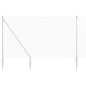 vidaXL Recinzione Filo Saldato con 7 Post Punta 1.5x10 m Acciaio Zincato