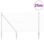 vidaXL Recinzione in Filo Saldato con 13 Pali a Punta 1.4x25 m in Acciaio Galvanizzato