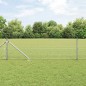 vidaXL Recinzione in Filo Saldato con 13 Pali a Punta 0.8x50 m Acciaio Zincato