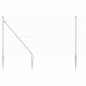 vidaXL Recinzione in Rete Saldato con 13 Picchetti 1x50 m Acciaio Galvanizzato