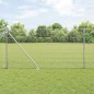 vidaXL Recinzione in Filo Saldato con 13 Pali a Punta 1x50 m Acciaio Zincato