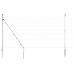 vidaXL Recinzione in rete saldata con 13 posti a spillo 1.5x50 m Acciaio galvanizzato