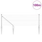 vidaXL Recinzione in Filo Saldato con 13 Pali a Spillo 0.6x100 m in Acciaio Galvanizzato