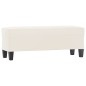 Panca beige 100x35x41 cm in Microfibra Panca beige 100x35x41 cm in Microfibra