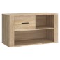 Scarpiera Rovere Sonoma 80x35x45 cm in Legno Multistrato Scarpiera Rovere Sonoma 80x35x45 cm in Legno Multistrato