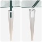 vidaXL Recinzione in Filo Saldato con 13 Picchetti Verde 1,2x50 m Acciaio