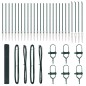 vidaXL Recinzione in rete saldata con 13 picchetti verdi, 1.2x50 m in acciaio
