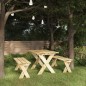 Panca da Giardino 110 cm in Legno di Pino Impregnato Panca da Giardino 110 cm in Legno di Pino Impregnato