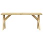 Panca da Giardino 110 cm in Legno di Pino Impregnato Panca da Giardino 110 cm in Legno di Pino Impregnato