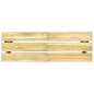 Panca da Giardino 110 cm in Legno di Pino Impregnato Panca da Giardino 110 cm in Legno di Pino Impregnato