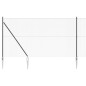 vidaXL Set di Posti per Recinzione Set di 2 Grigio Metallo 25 x 1,5 m vidaXL Set di Posti per Recinzione Set di 2 Grigio Metallo 25 x 1,5 m