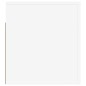 Comodini a Muro 2 pz Bianchi 50x36x40 cm