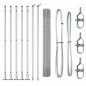 vidaXL Recinzione in Filo Saldato con 7 Pali Flangiati 1.2x10 m Acciaio Zincato