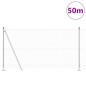 vidaXL Recinzione in Filo Saldato con 13 Post Flangiati 1,2x50 m Acciaio Galvanizzato