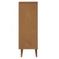 Scarpiera MOLDE Marrone 59,5x35x103cm in Legno Massello di Pino Scarpiera MOLDE Marrone 59,5x35x103cm in Legno Massello di Pino