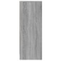 Scarpiera Grigio Sonoma 60x35x92 cm in Legno Multistrato