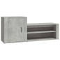 Scarpiera Grigio Cemento 130x35x54 cm in Legno Multistrato Scarpiera Grigio Cemento 130x35x54 cm in Legno Multistrato