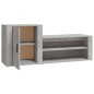 Scarpiera Grigio Cemento 130x35x54 cm in Legno Multistrato Scarpiera Grigio Cemento 130x35x54 cm in Legno Multistrato