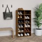 Scarpiera Rovere Marrone 54x34x100,5 cm in Legno Multistrato Scarpiera Rovere Marrone 54x34x100,5 cm in Legno Multistrato