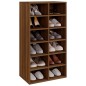 Scarpiera Rovere Marrone 54x34x100,5 cm in Legno Multistrato Scarpiera Rovere Marrone 54x34x100,5 cm in Legno Multistrato