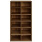 Scarpiera Rovere Marrone 54x34x100,5 cm in Legno Multistrato Scarpiera Rovere Marrone 54x34x100,5 cm in Legno Multistrato