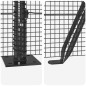 vidaXL Recinzione in rete saldata con 13 Pali Flangiati Grigia 0.4x25 m Acciaio