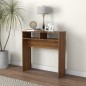 Tavolino Consolle Rovere Marrone 78x30x80 cm Legno Multistrato Tavolino Consolle Rovere Marrone 78x30x80 cm Legno Multistrato