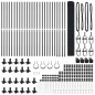 vidaXL Recinzione in Rete Saldato con 13 Post Flangiati Grigi 1.2x50 m Acciaio