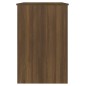 Scrivania Rovere Marrone 100x50x76 cm in Legno Multistrato