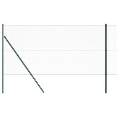 vidaXL Recinto Esagonale Verde 1x10 m in Acciaio