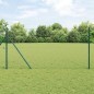 vidaXL Recinzione Esagonale Verde 1x10m in Acciaio di