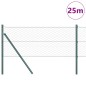 vidaXL Recinzione Esagonale Verde 0,6x25 m in Acciaio di vidaXL Recinzione Esagonale Verde 0,6x25 m in Acciaio di
